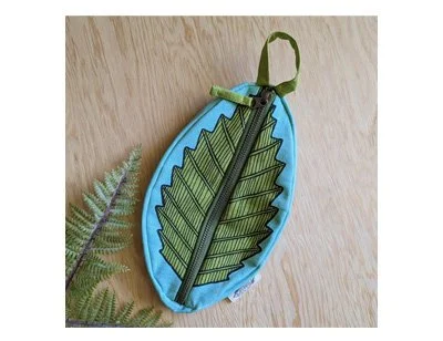 Leaf - Nature Pencil, Supply, Makeup Bag with Waterproof Lining