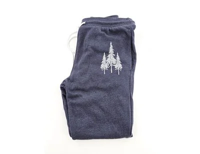 Three Trees Hemlock Sweatpants - Unisex Heather Navy