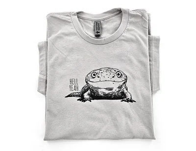 Hell Yeah Hellbender Tee (Light Grey)