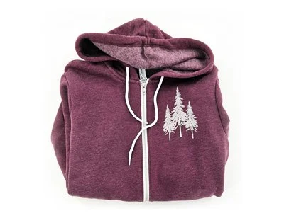 Three Trees Hemlock Zip Up Hoodie