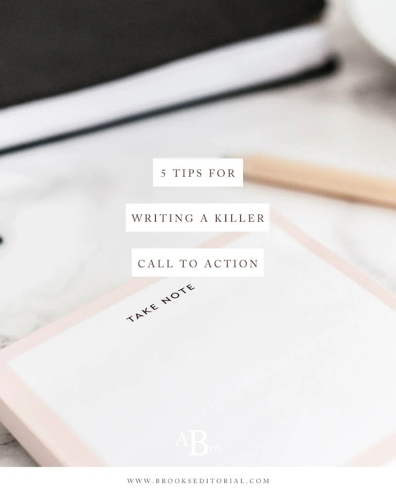 5 Keys to Creating a Killer Call to Action // If you're a blogger who's ever felt sleazy writing a CTA, these 5 tips are for you!
