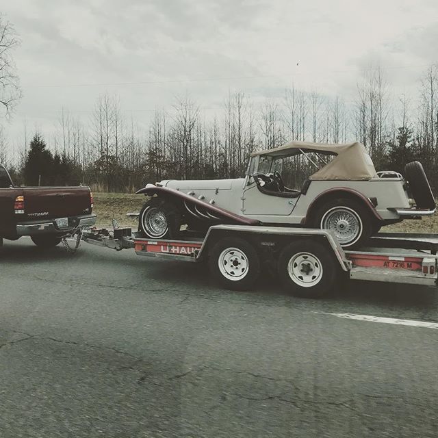 Name that ride! Found on I-40 East near Hillsborough, NC #ArtOfTheWheel #Community