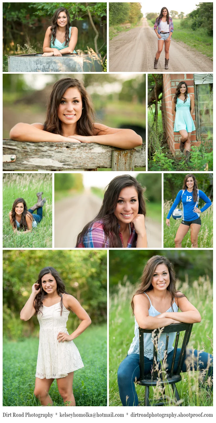 photo of tyra mollhoff norris high school senior from hickman nebraska who did senior photos with dirt road photography with photographer kelsey homolka nerud senior girl pictures with long brown hair sitting in a chair with grass and at sunset