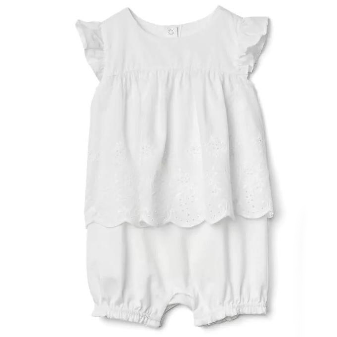 Gap White Lace Romper