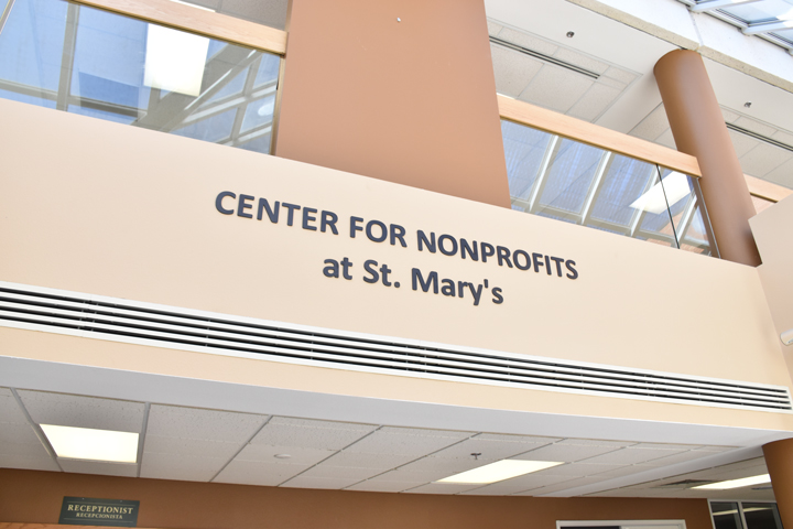 center for nonprofits at St. Mary's in Rogers sign, cfn st. mary's, nwark, northwest arkansas, ark, springdale