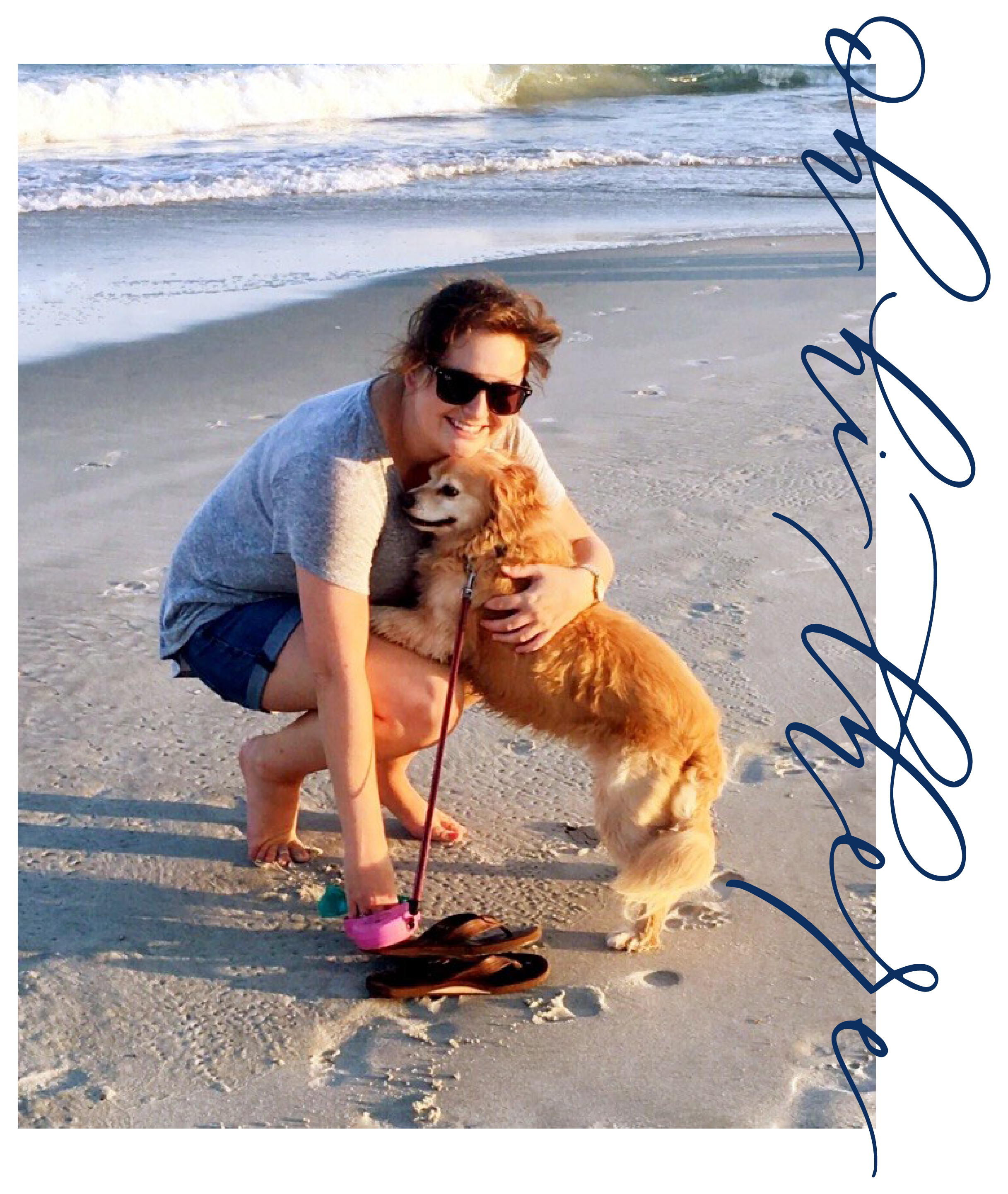 how is it that i’m rockin’ the wind blown look and chevy just looks so cute?!