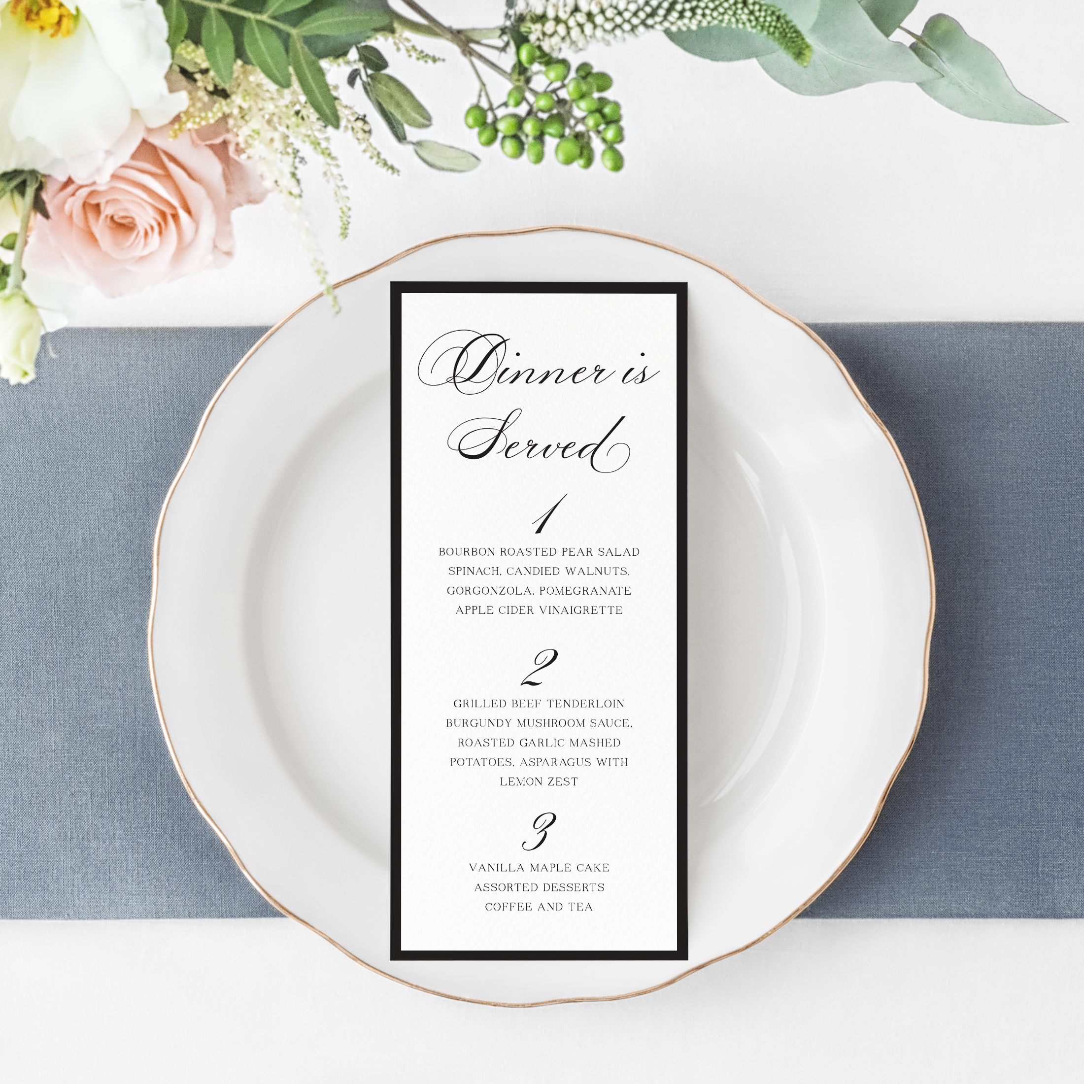 Formal Script menu