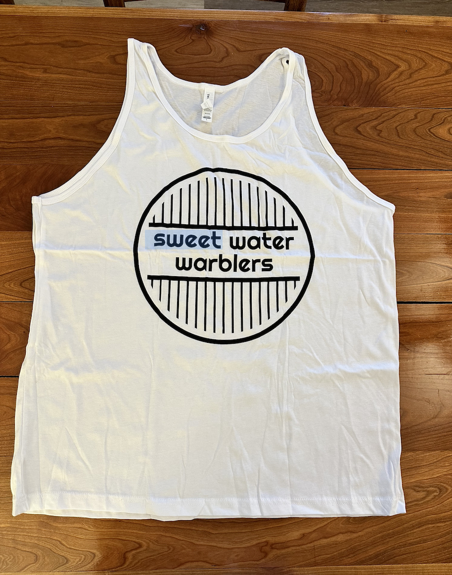 Warblers White Tank (dye-ready)