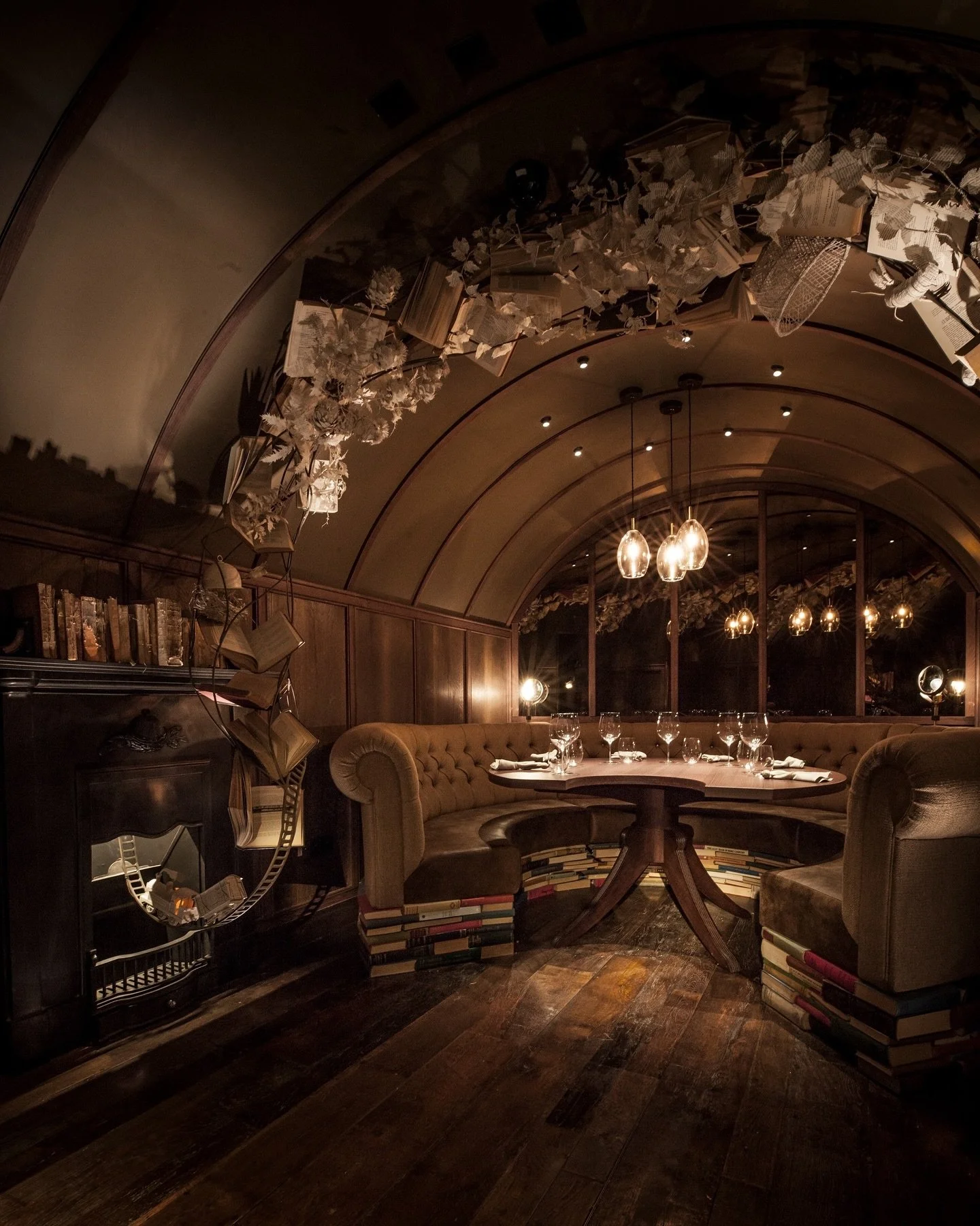 For this project, we asked:
“What if stories could escape the shelves?”
The prompt became the foundation of a bespoke artwork.
When designing The Reading Room at HIDE, we wanted to capture the quiet magic of curiosity...the way a great