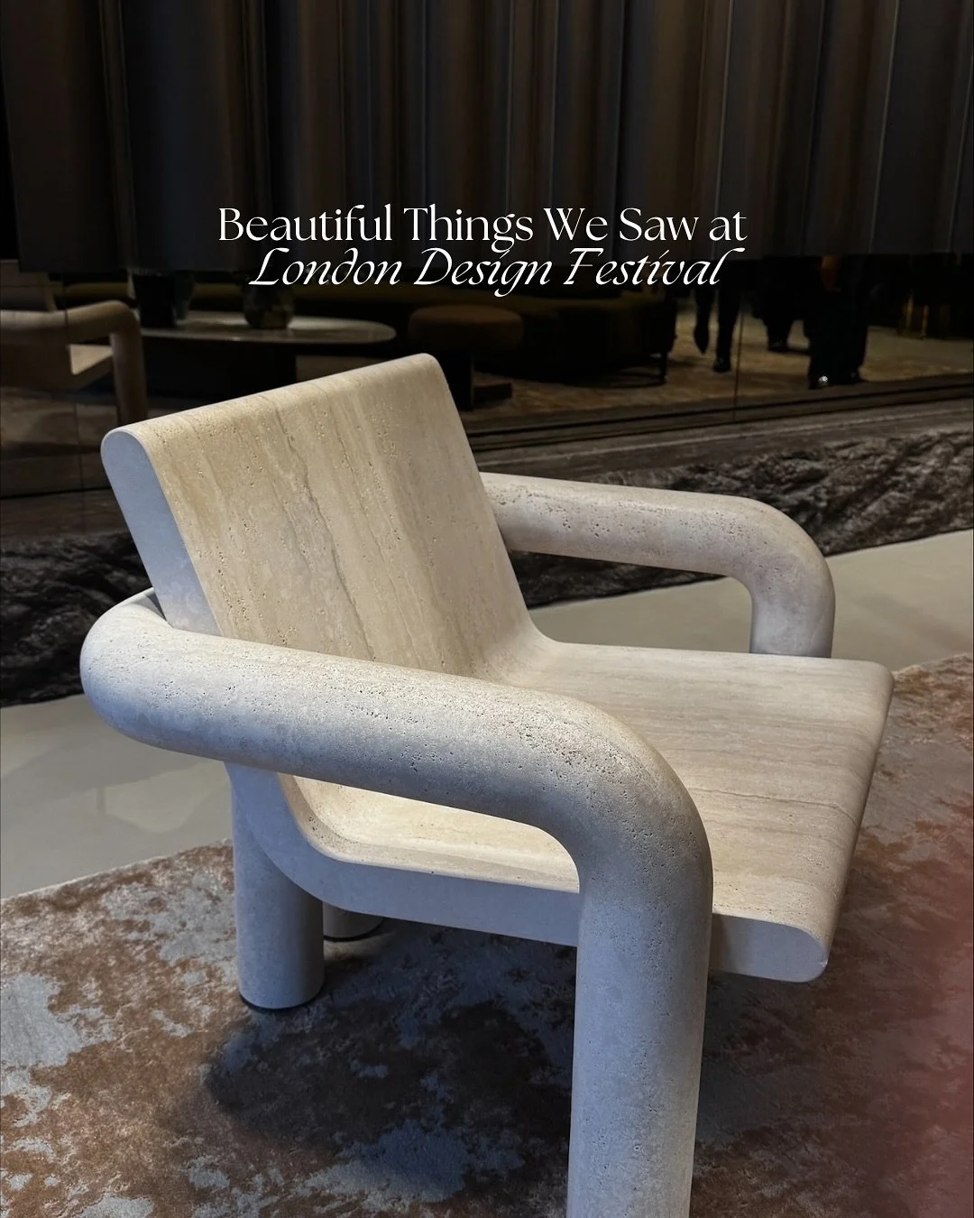 A small visual diary from London Design Festival...moments and objects that stopped us in my tracks at Mint Gallery, FUMI, and Sotheby’s.
From sculptural ceramics to unexpected material pairings, it’s always fascinating to see how conte