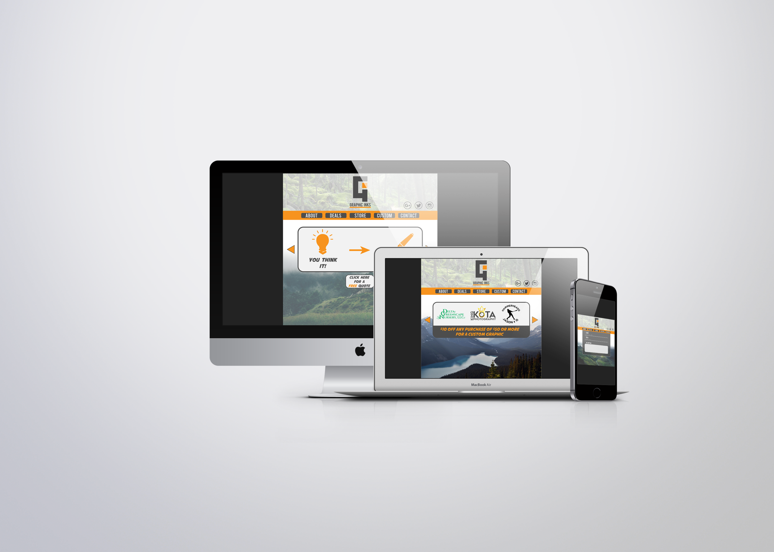 Graphic Inks Website Design
