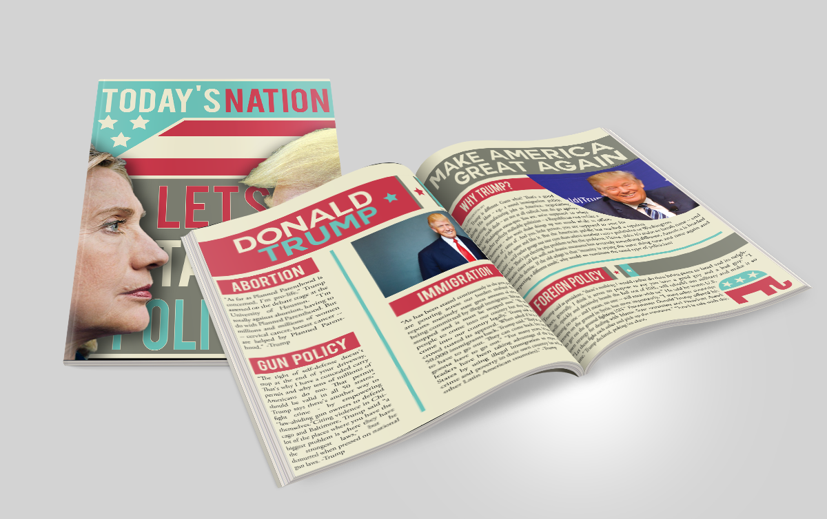 Politics Magazine Design 