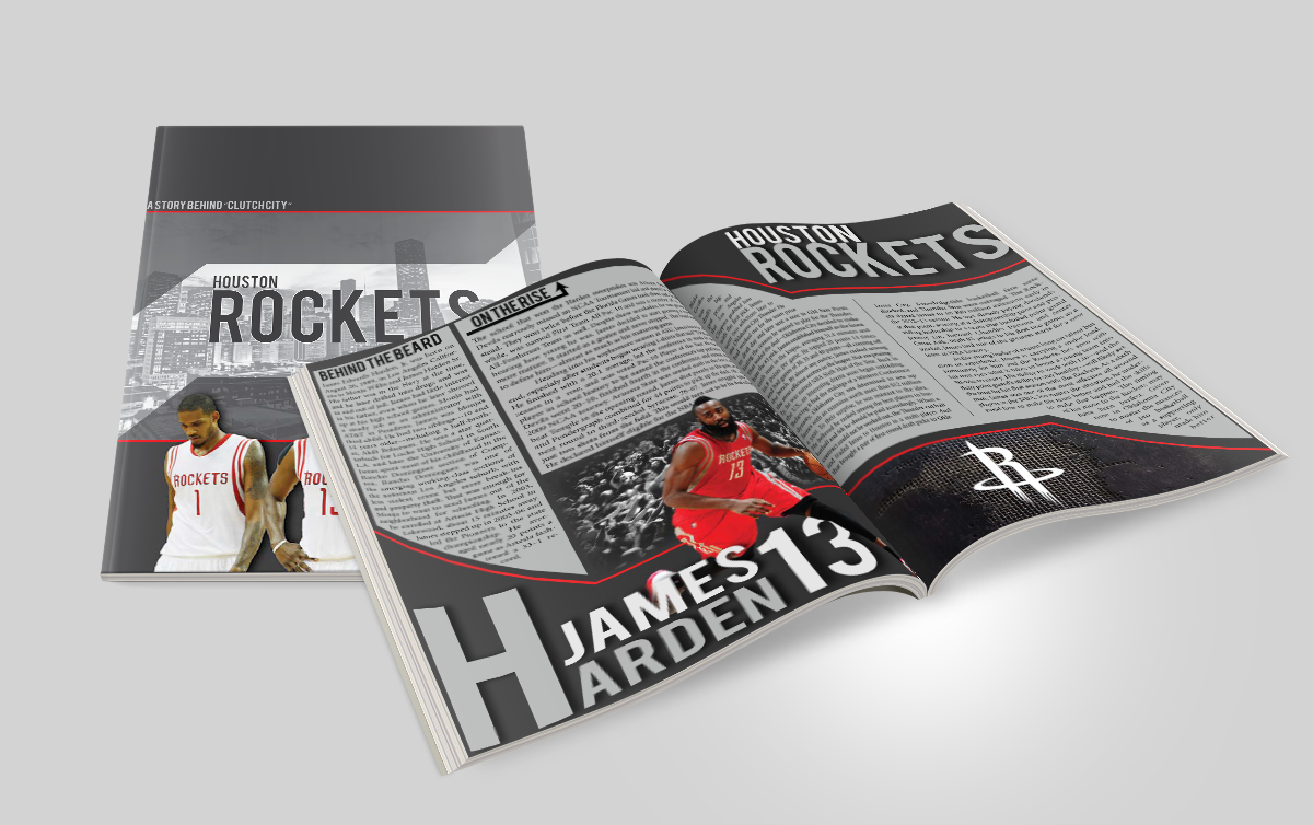 Houston Rockets Magazine Design