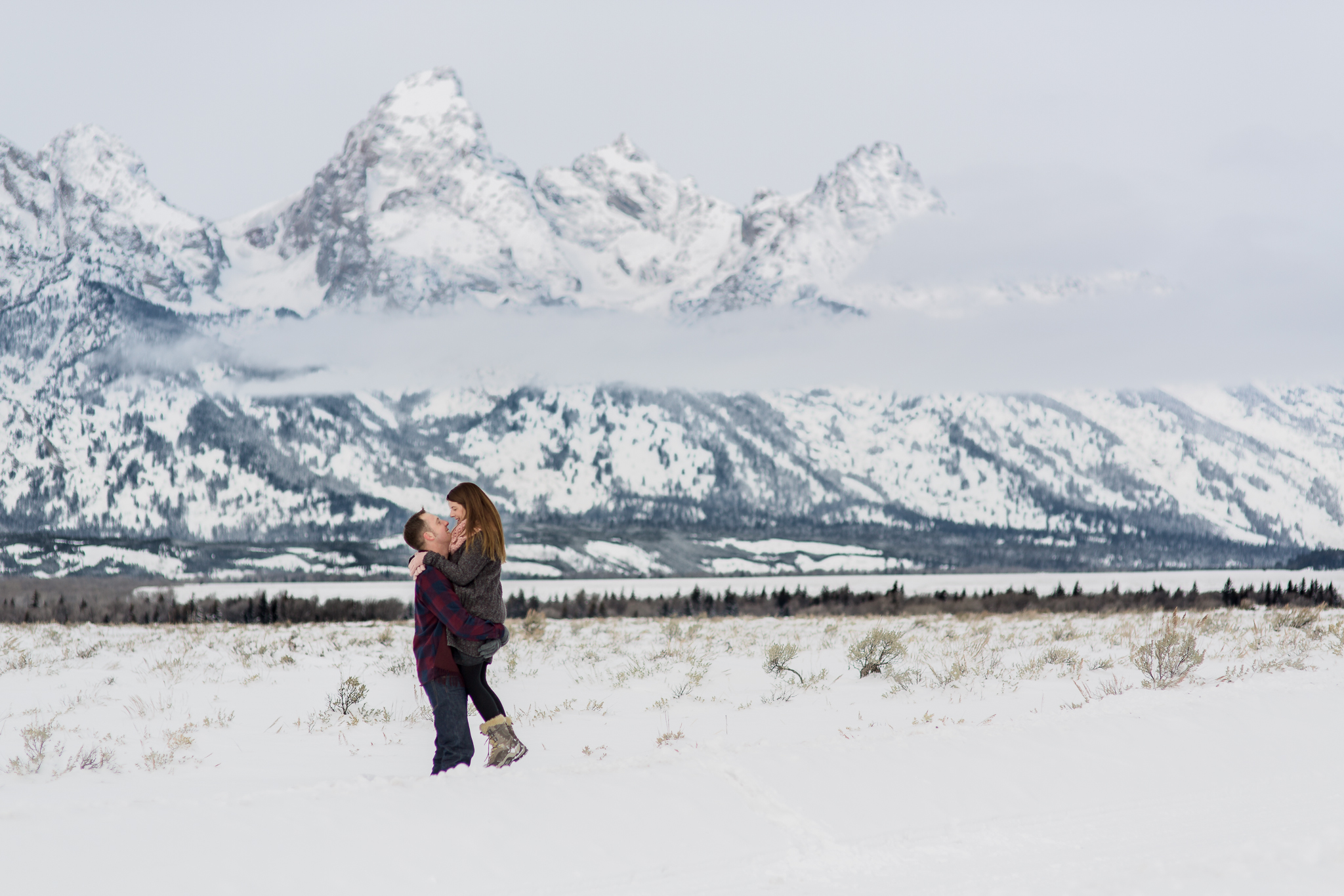 I met Jemimah & Simon the day after their destination wedding in Jackson Hole and together we drove to the Teton National Forest for a romantic wintry session this last December. More on the blog here: https://www.wyomingweddingphotographer.com/megan-lee-photography/love-the-tetons-jemimah-simon-in-jackson 