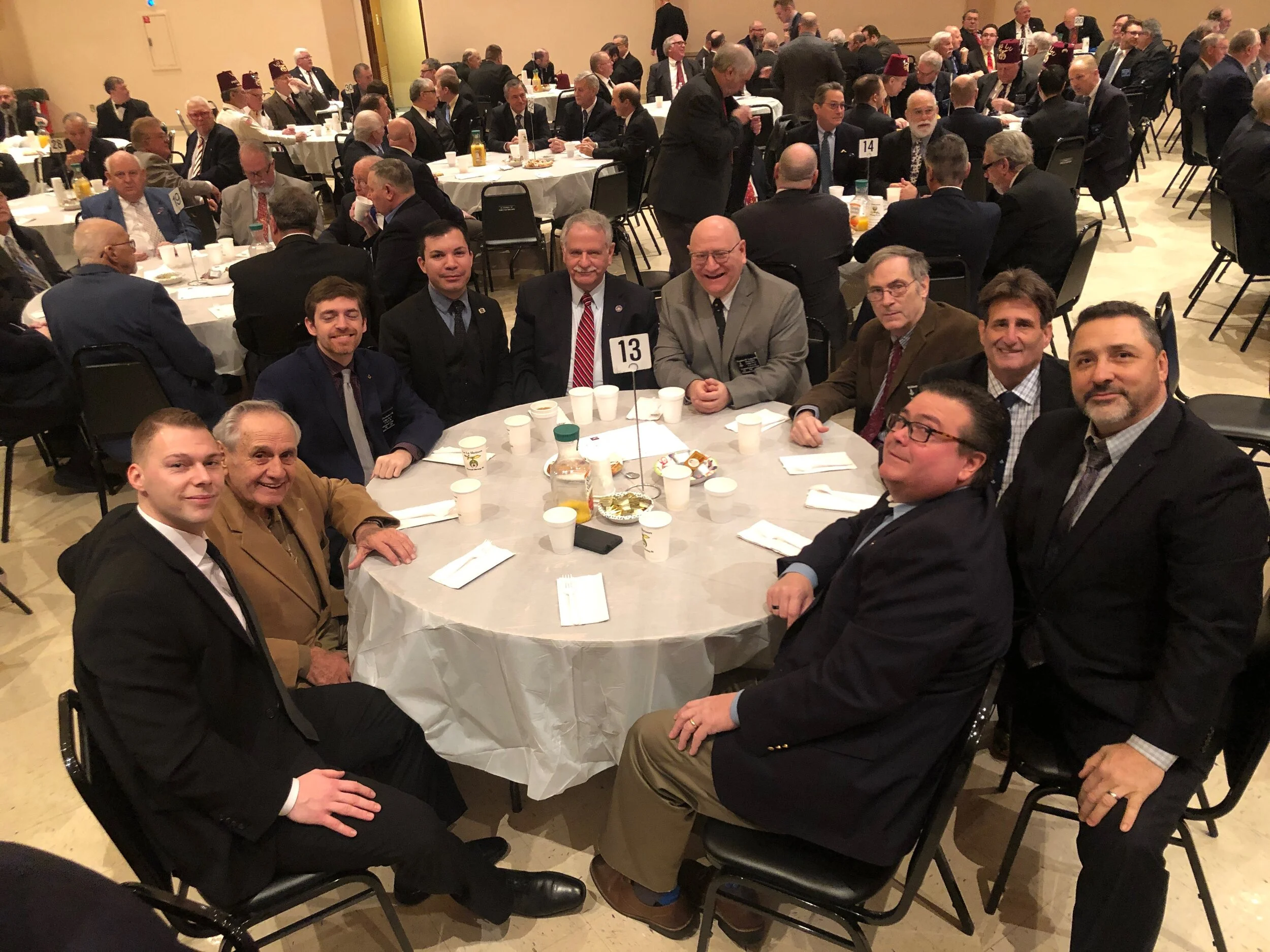 Lodge No. 2 Attends the 31st Masonic Breakfast