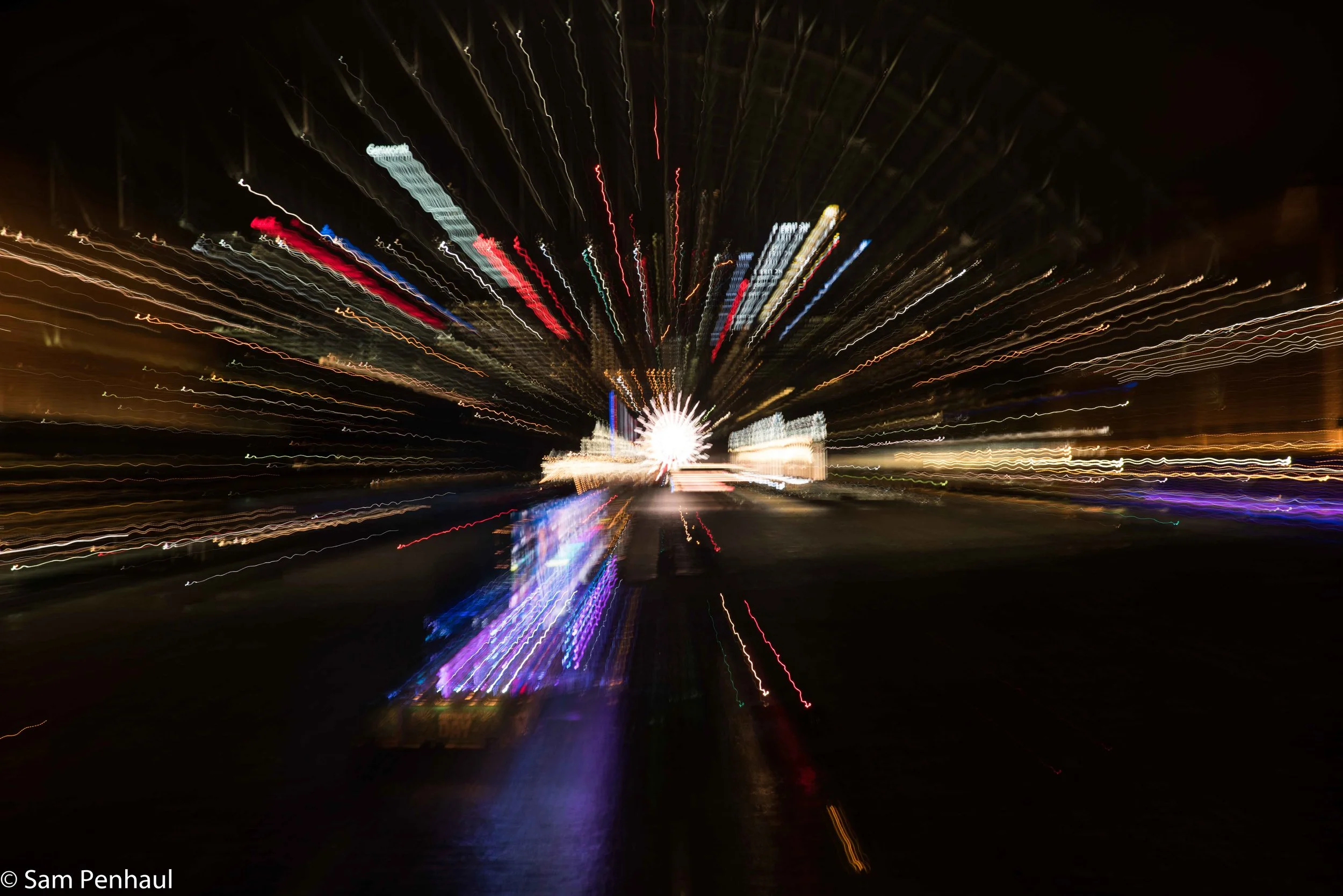 abstract harbour bridge