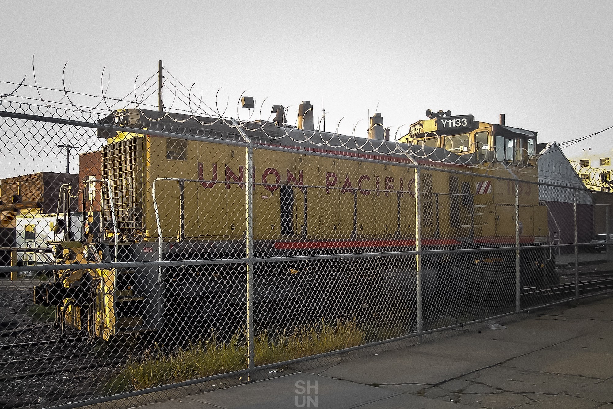 Union Pacific diesel locomotive, November 2007