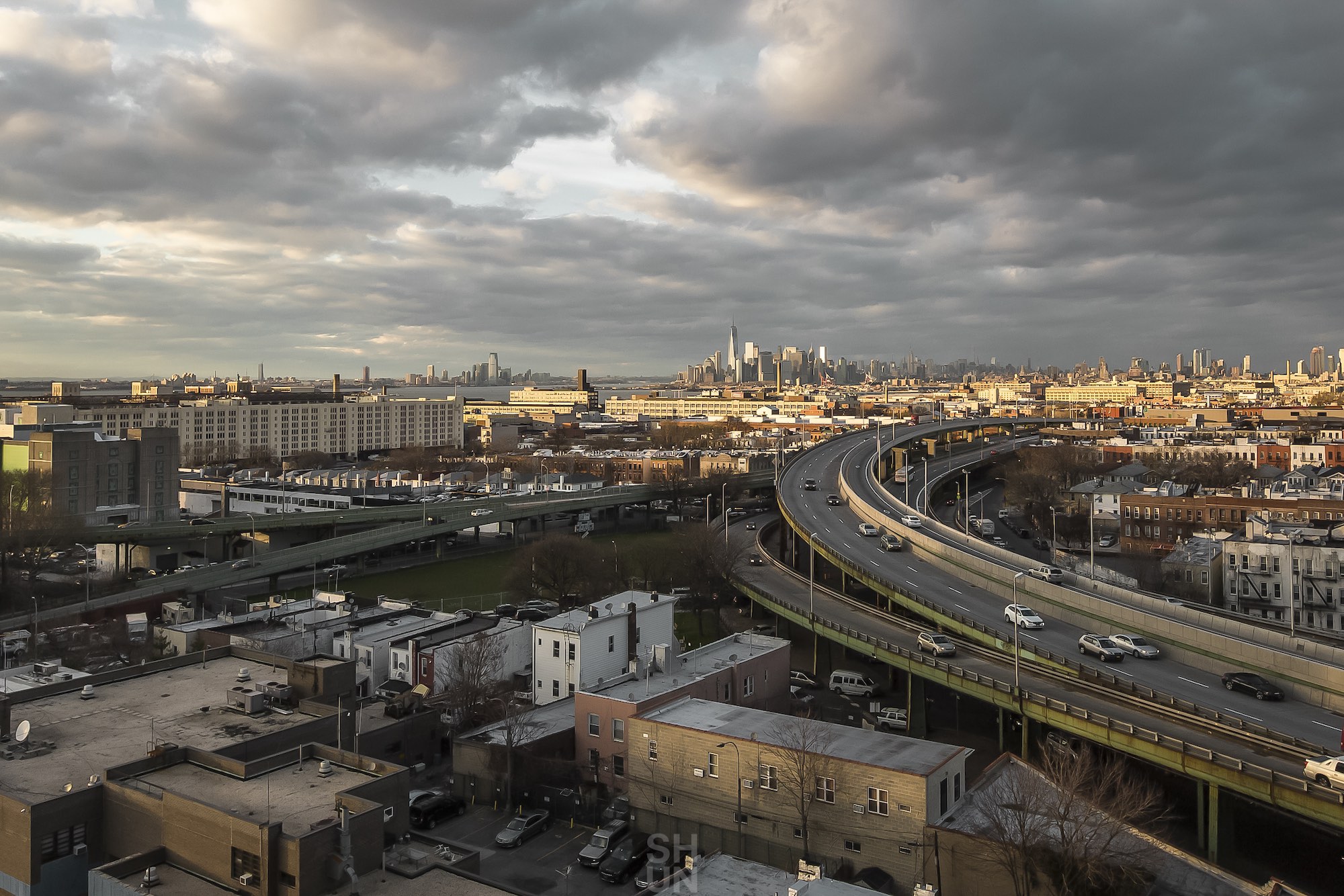 The overview of Sunset Park historical industrial area