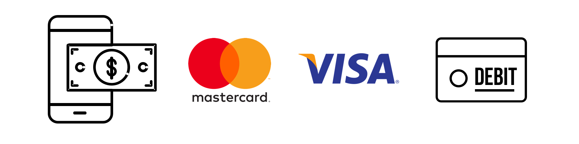 Cash, Credit and Debit Accepted