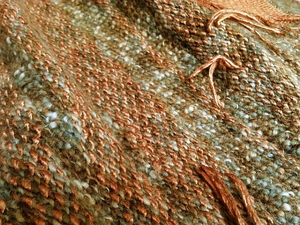 Field, 2014 | Poncho Detail | Wool, Silk