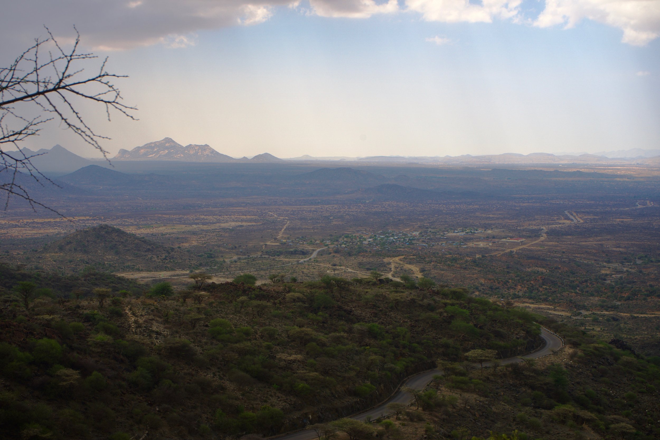 Rain clearing over Africa