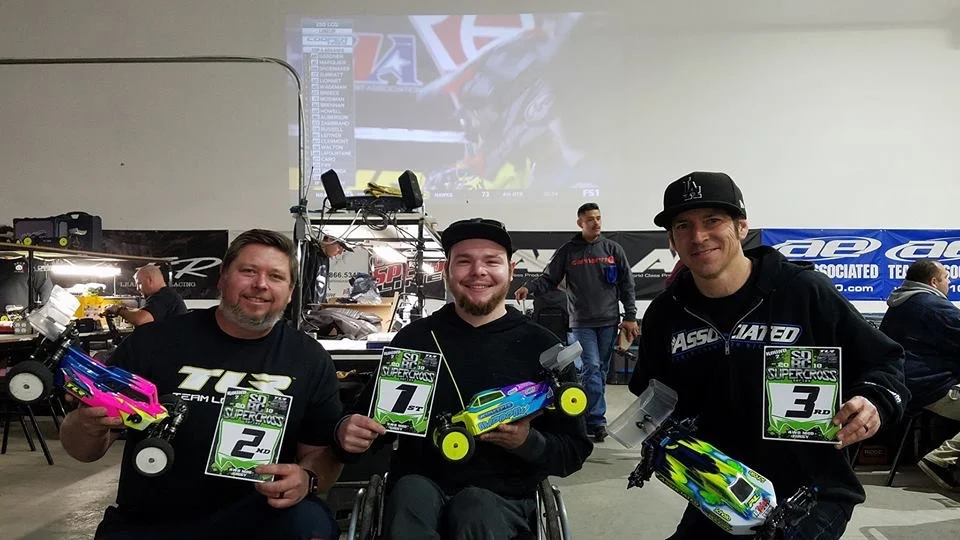 1st place 4wd Mod Buggy Round 2 SDRC Supercross Series Jan 27, 2018
