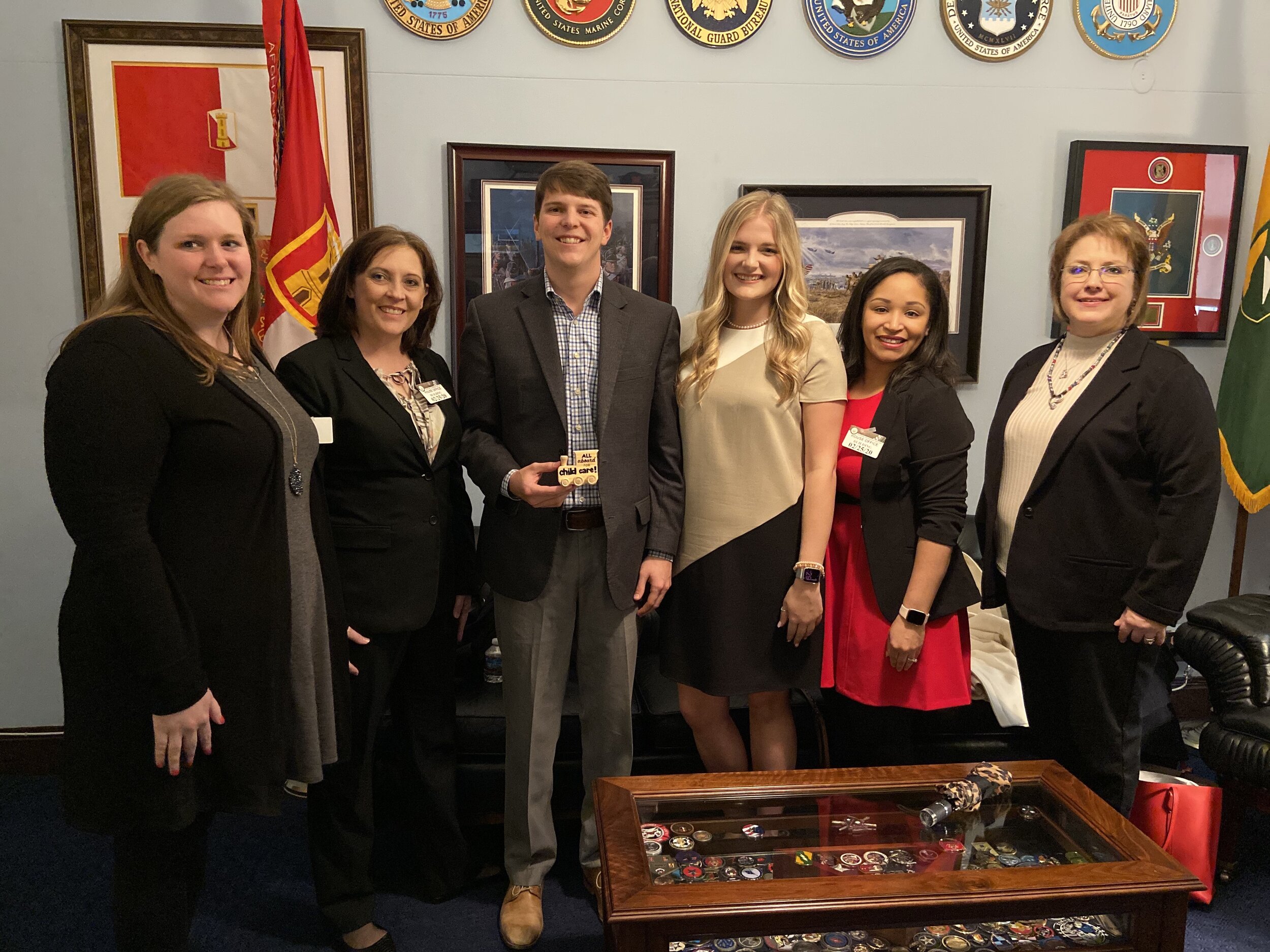 Meeting with Senators and Representatives at the NAEYC Public Policy Forum in Washington, DC.