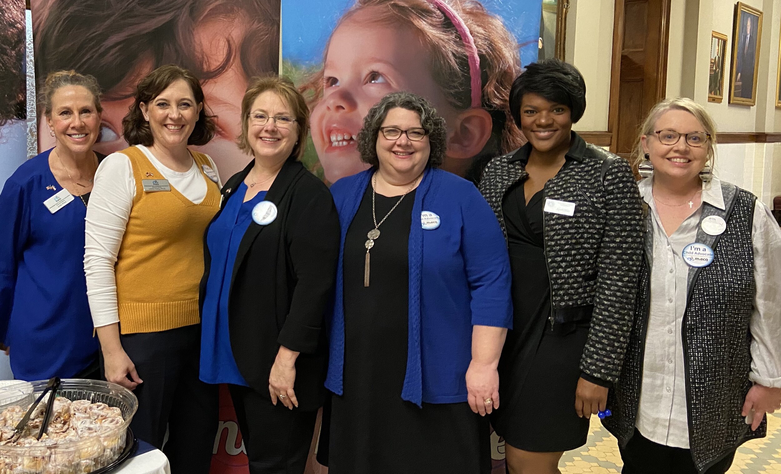 MsECA Board Members advocating at the Day at the Capitol, Jackson MS