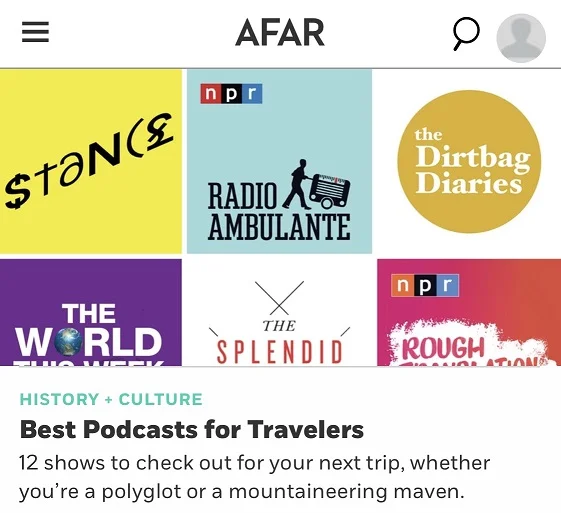 Best Podcasts for Travelers - Afar.com