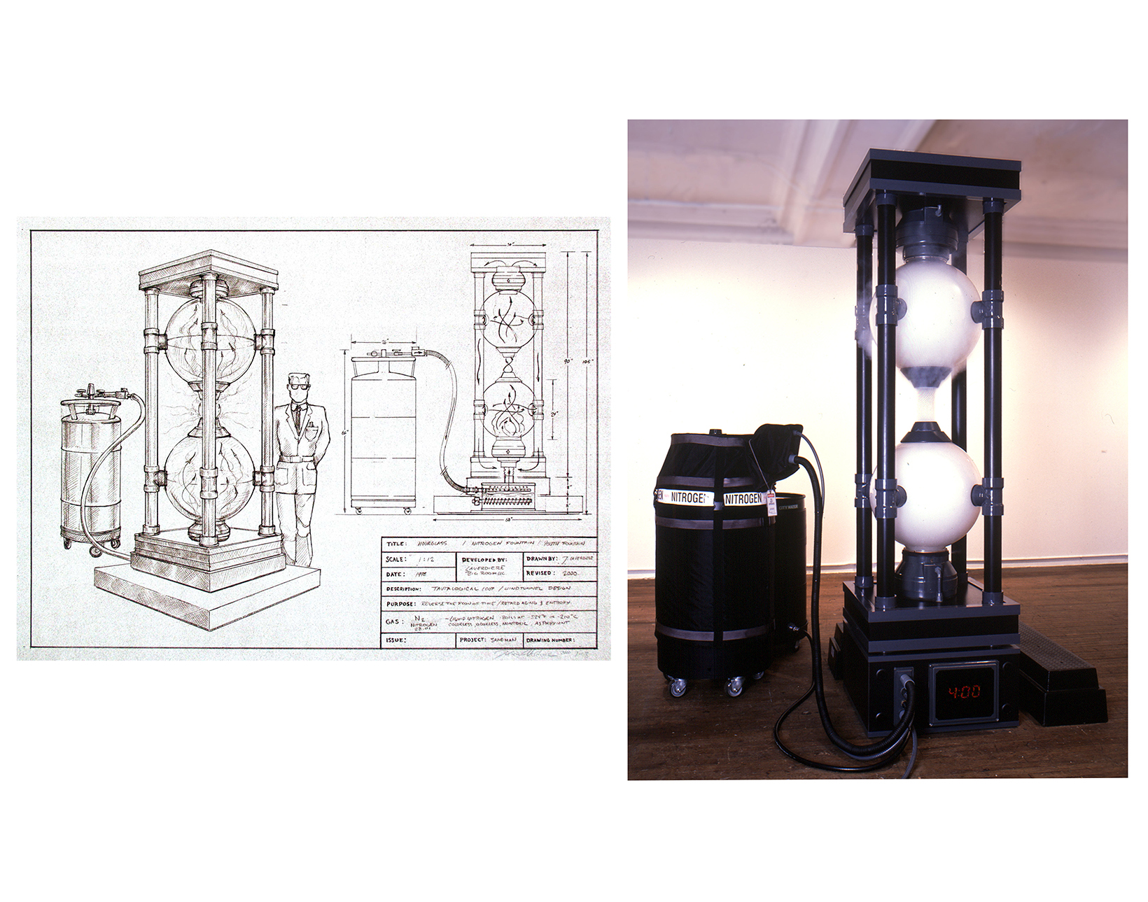 Hourglass / Nitrogen Fountain 1998