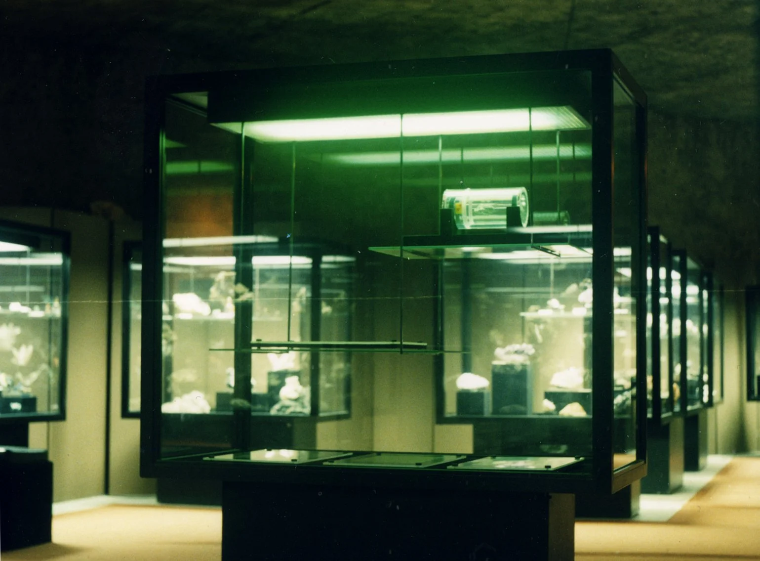 Trinitite case in Museum.jpg