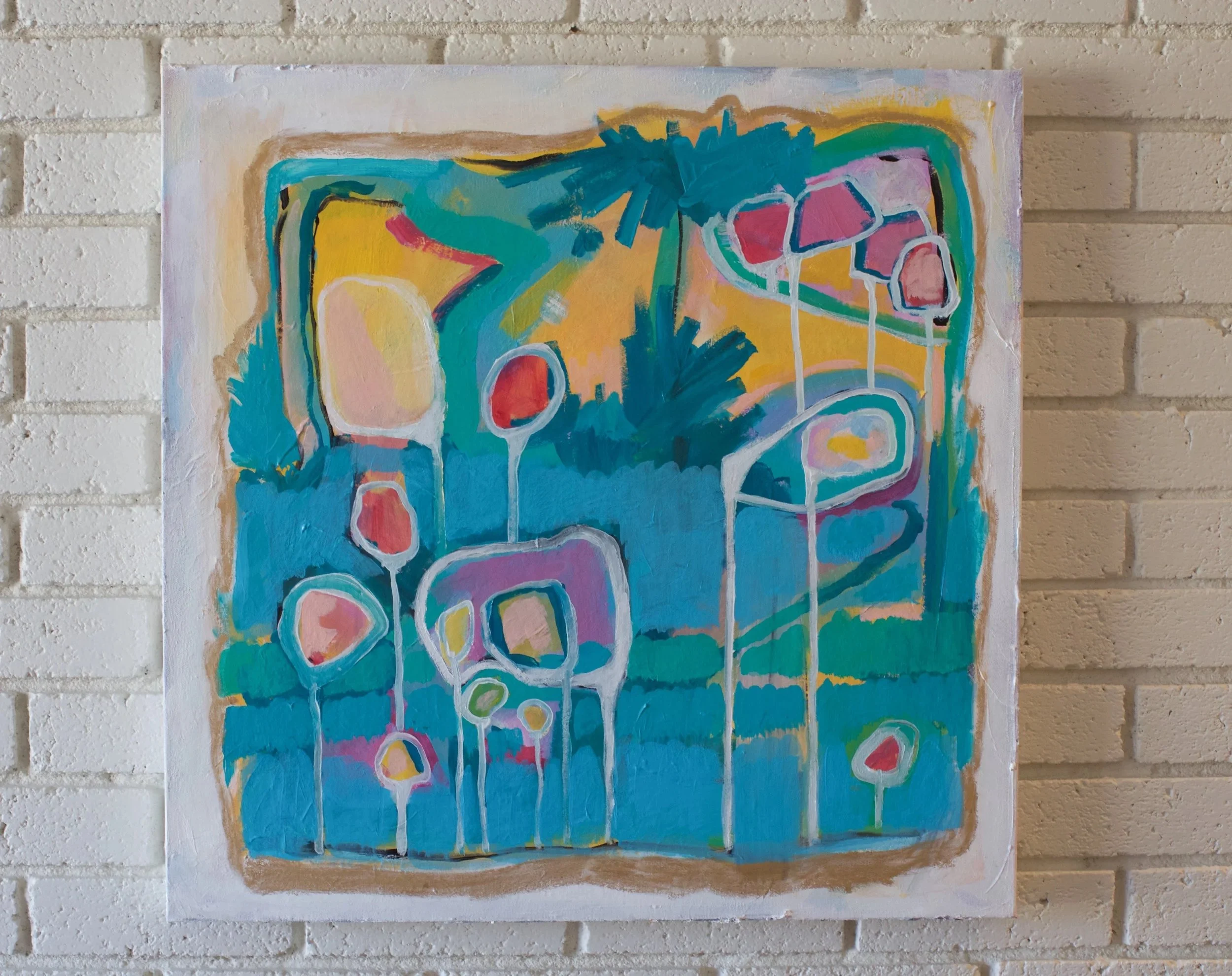  24X24 ACRYLIC ON CANVAS SOLD 