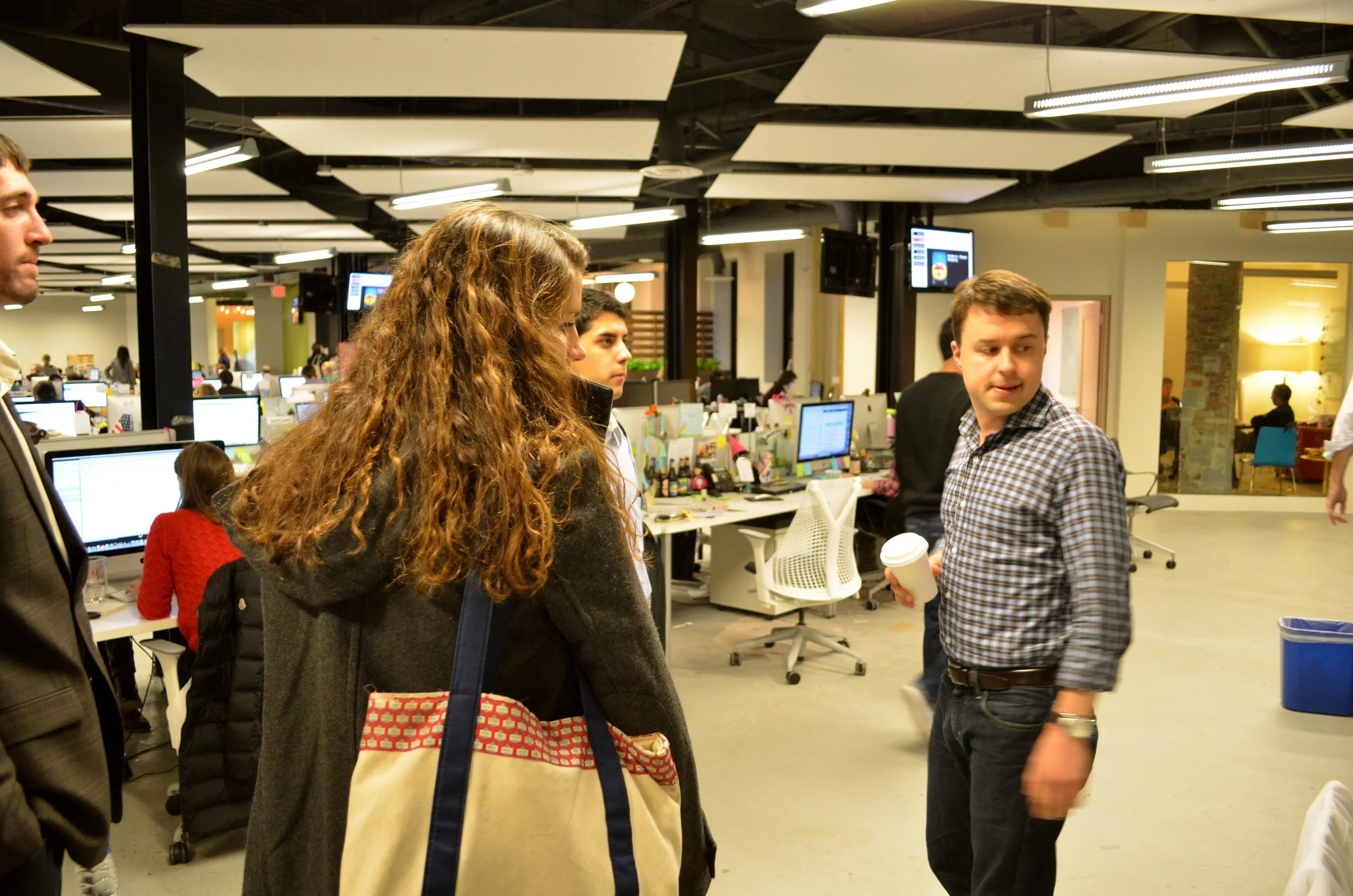 Another mentor, Jon Carpenter, giving me a tour of LivingSocial