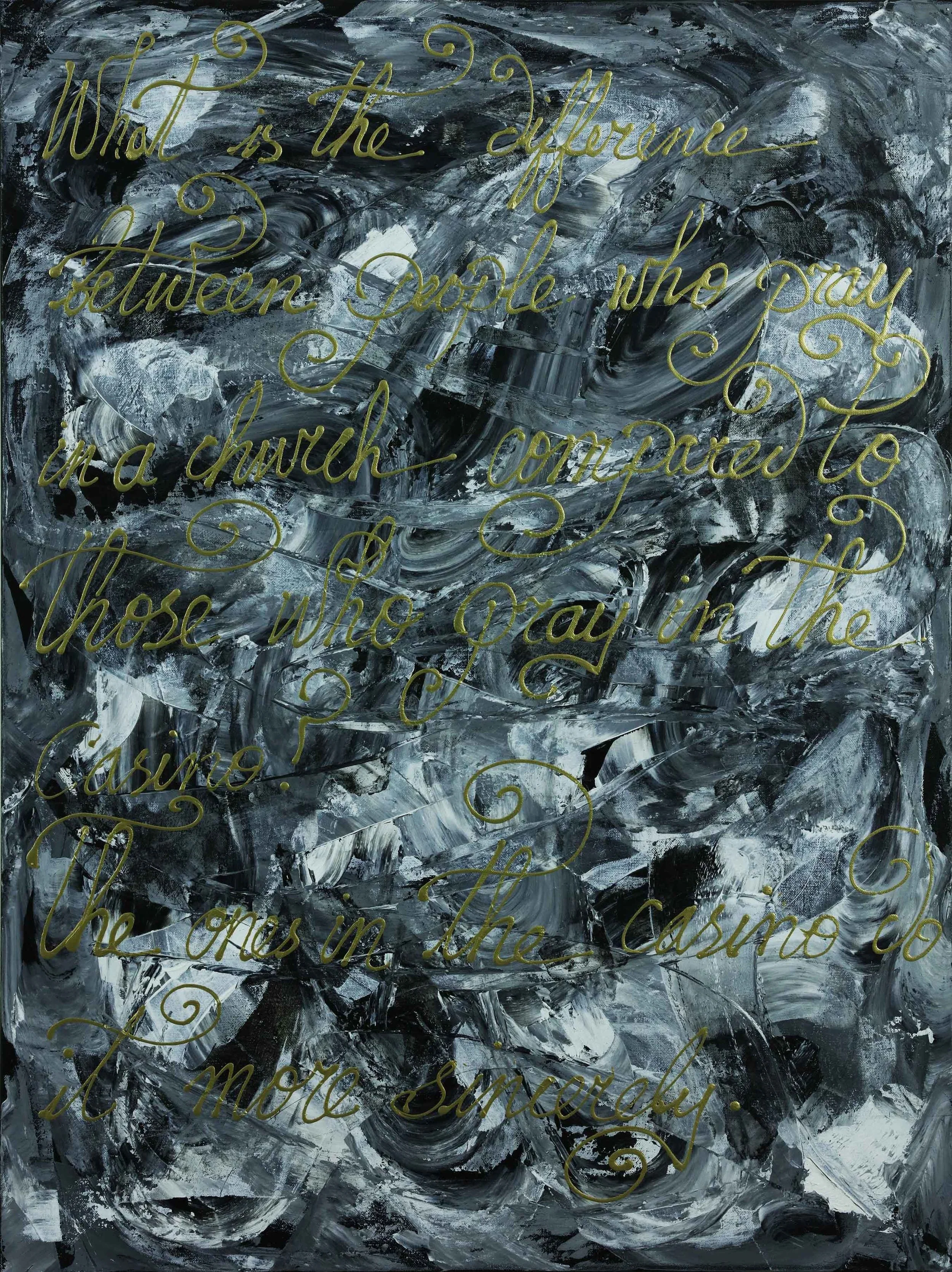 The First Church of Vegas - 48"H x 36"W