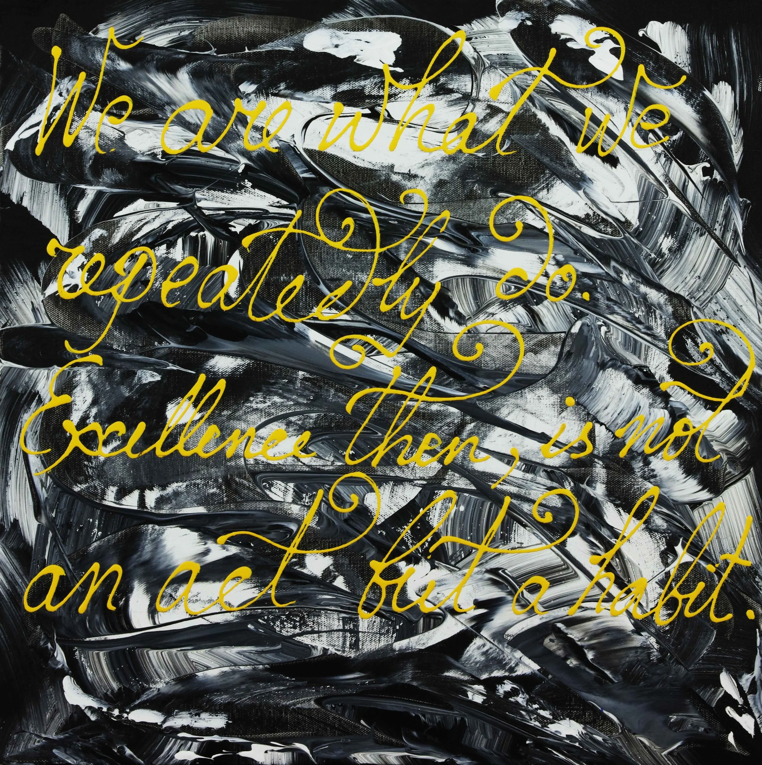 We Are What We Eat- 20"H x 20"W x 2.5"D