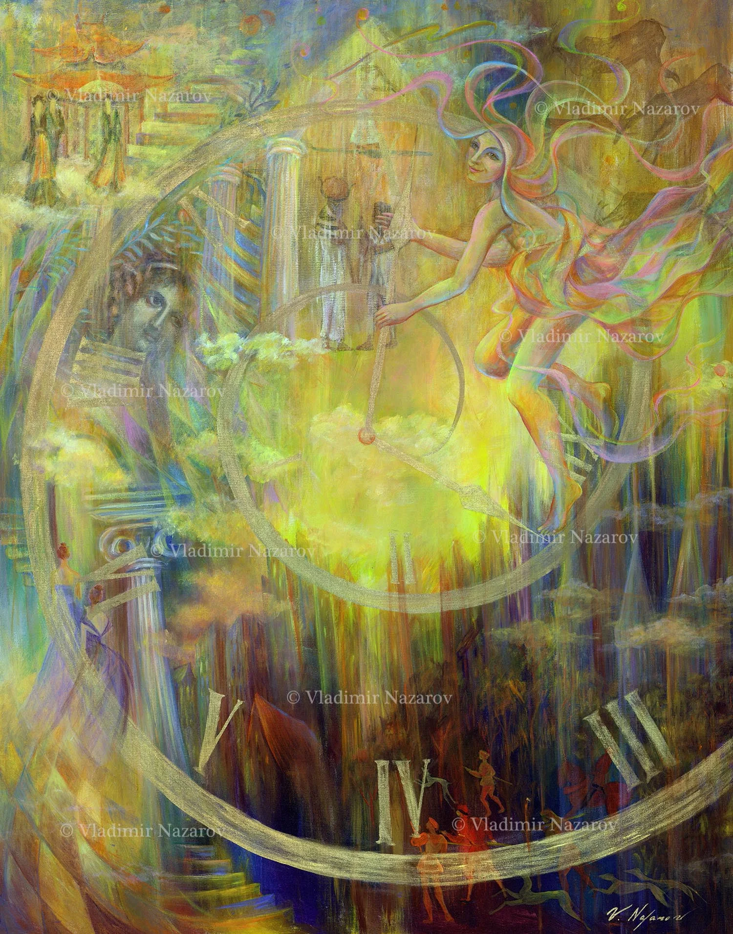 Spiral 60"H x 48"W