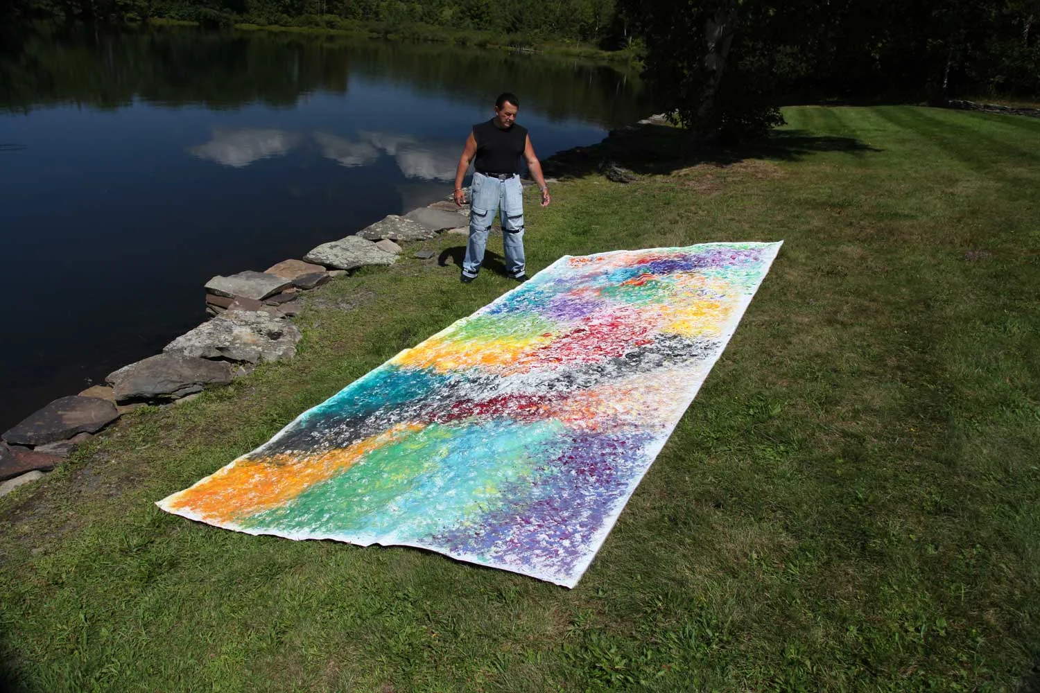 Vladimir Nazarov at his Studio in Upstate NY
