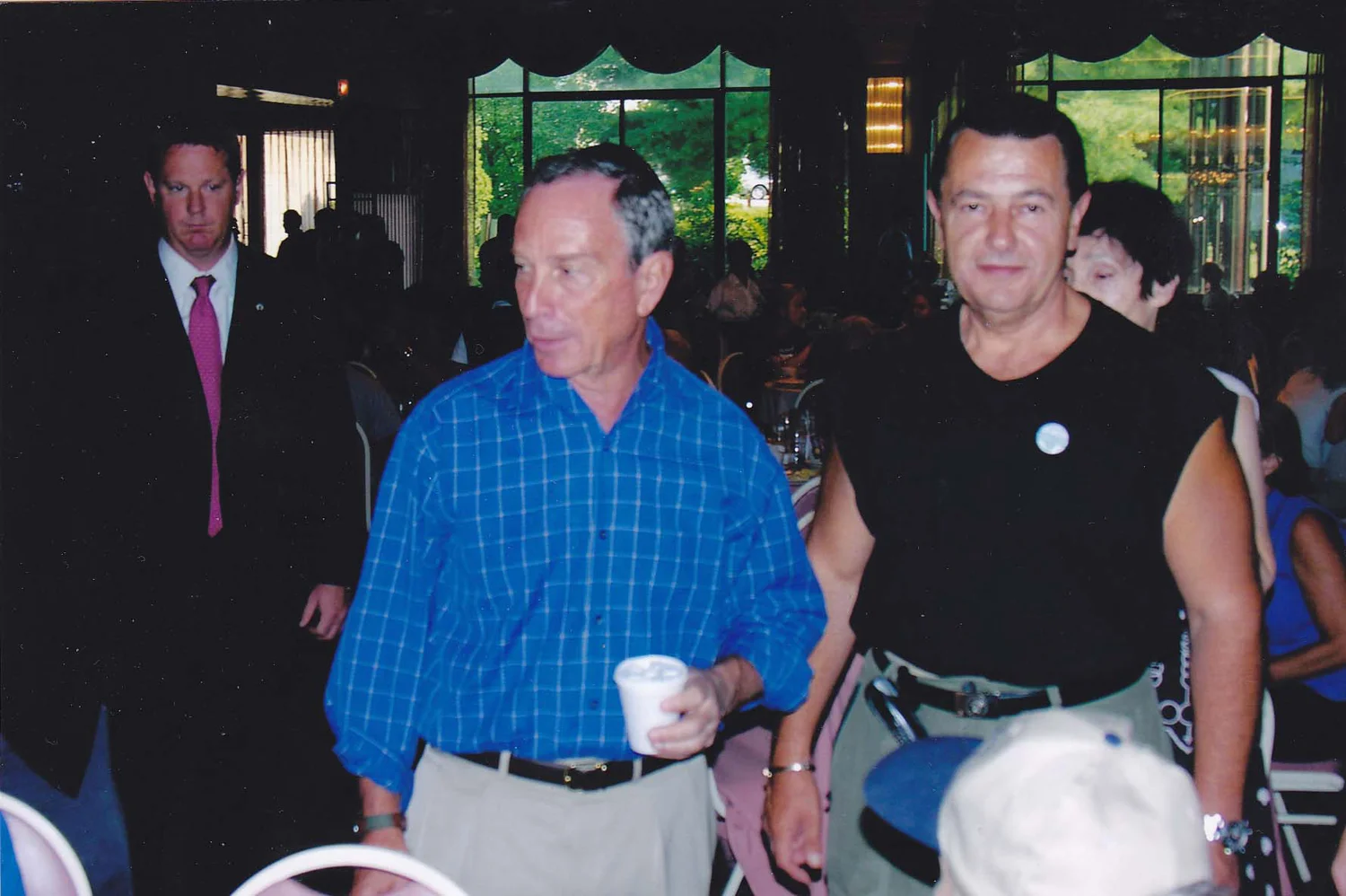 Mayor Michael Bloomberg and Vladimir Nazarov