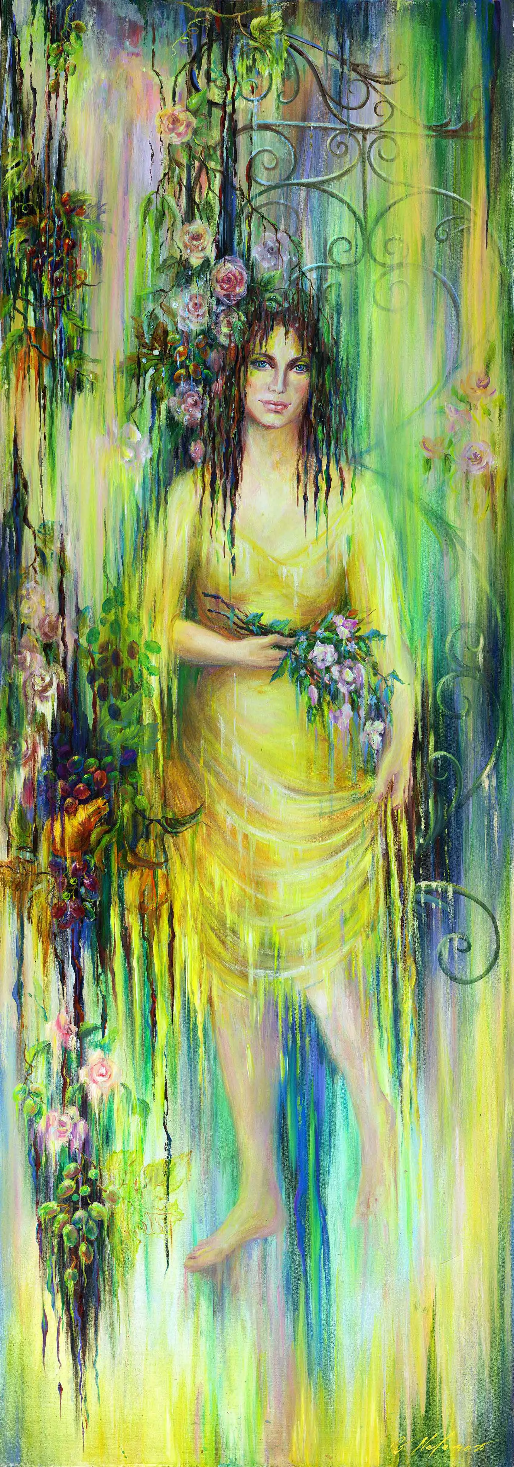 Nymphs (2) 84"H x 30"W