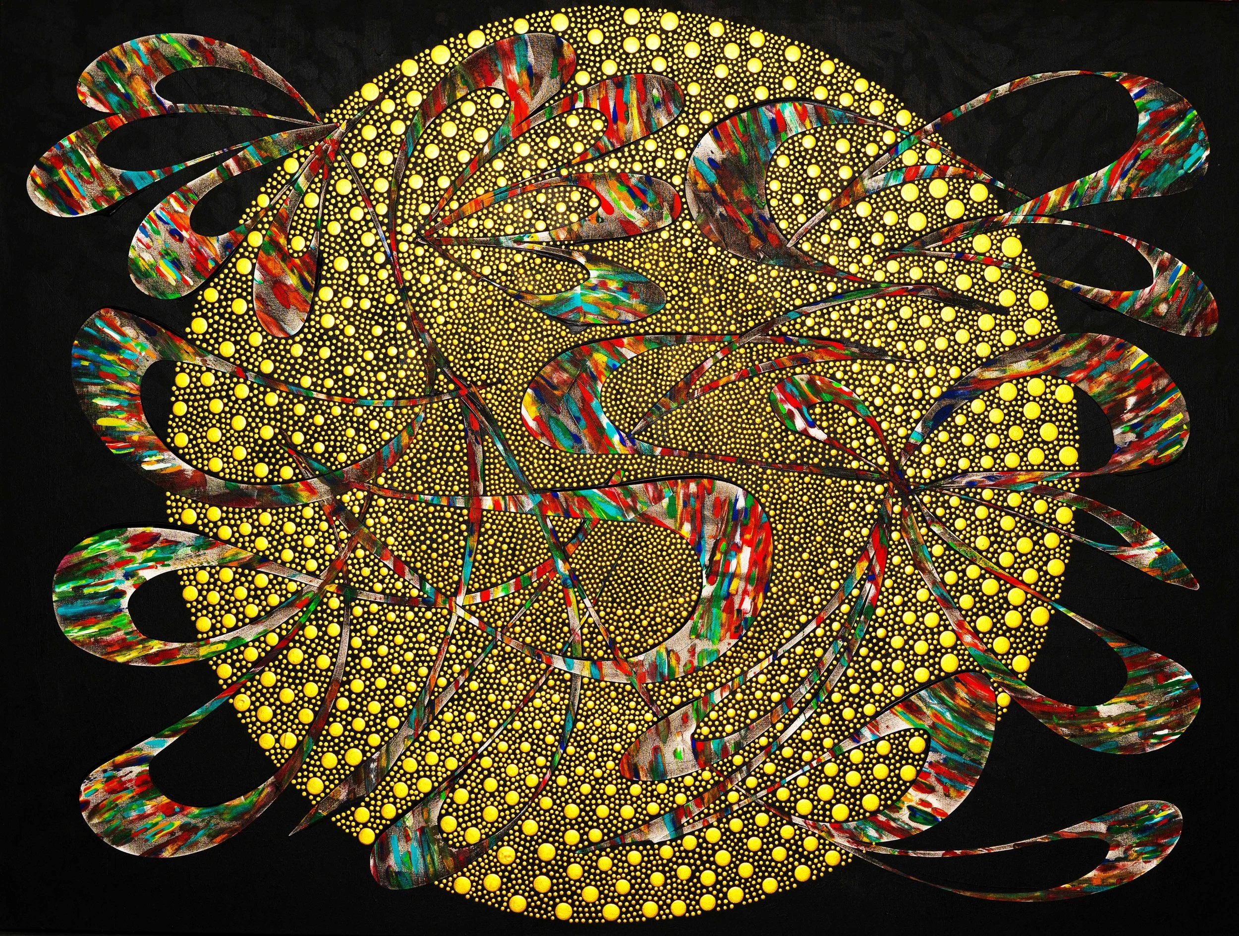 We Shall Shine Brighter Than The Stars We Will Conquer 72"H x 96"W