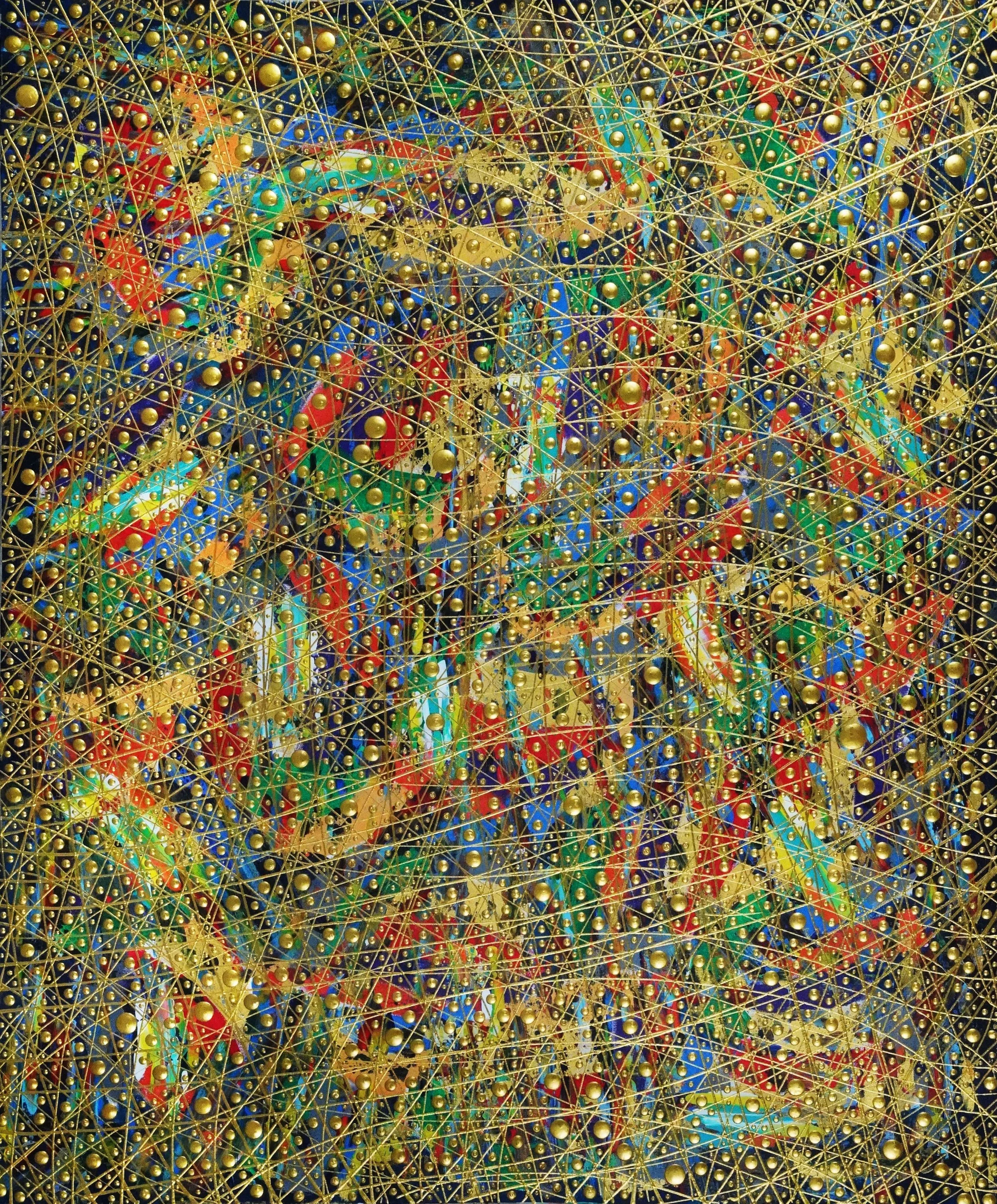 Acting Out of Impulse, Not Rules - 72"H x 60"W