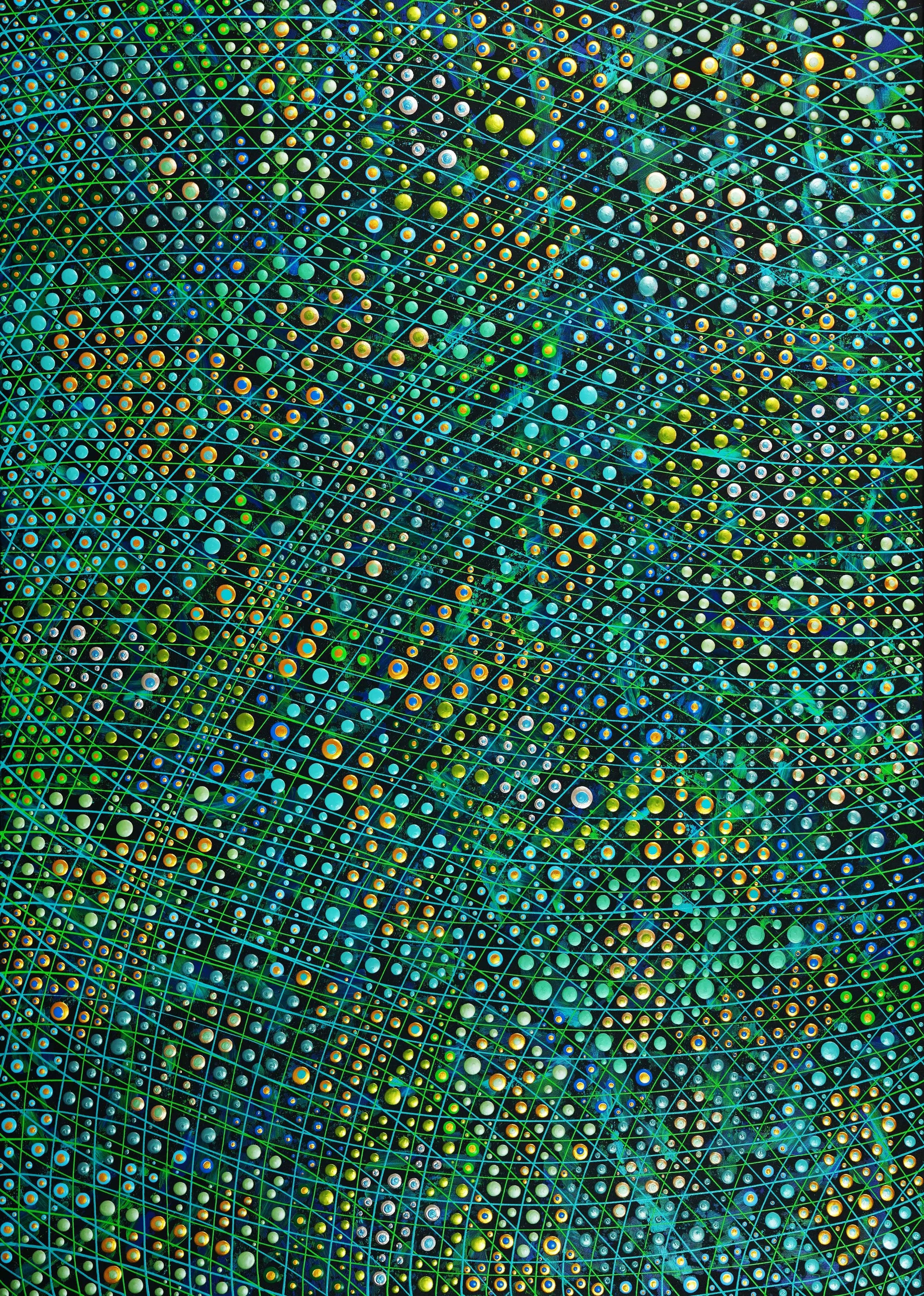 Force Your Way Into Its Secrets - 84"H x 60"W