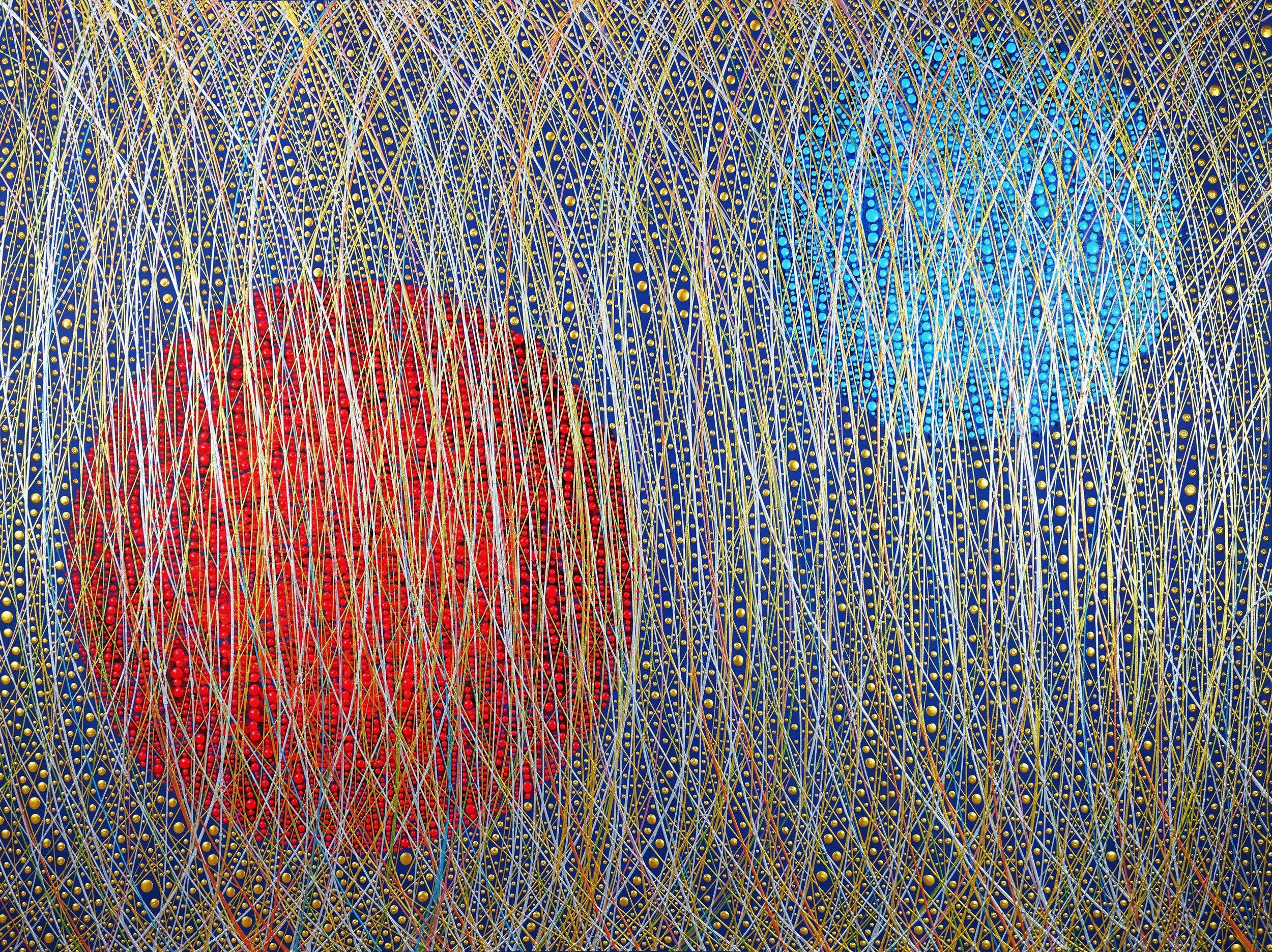 Carved So Deep It Never Fades - 72"H x 96"W