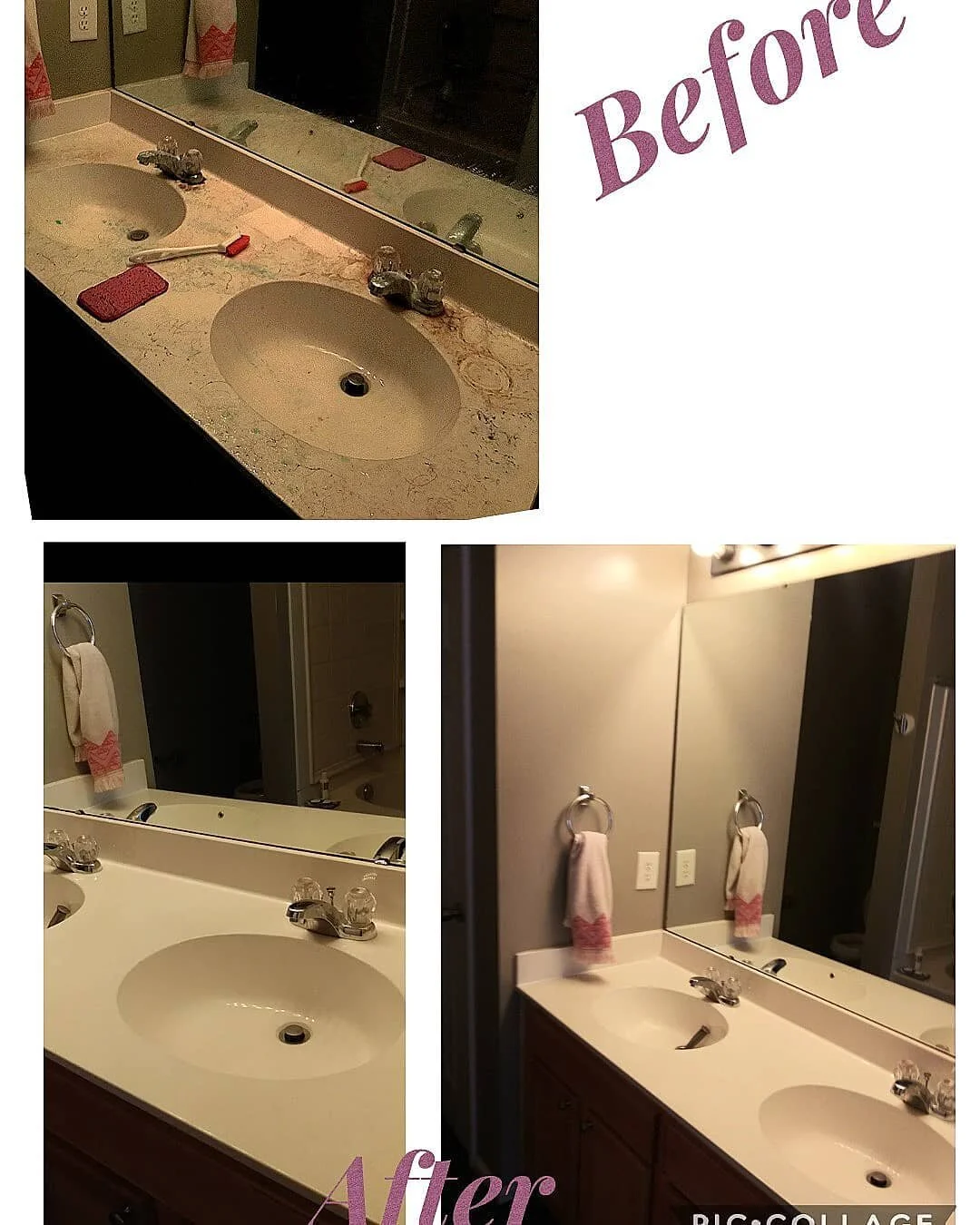 We use brushes to get those hard to reach places on the sink! Another awesome transformation! .
.
.

#charlestonrealestate #realtor #realestate #realtorsofinstagram #propertymanagement #charlestoncleaningservice #cleaningservices #maidservice #maid #