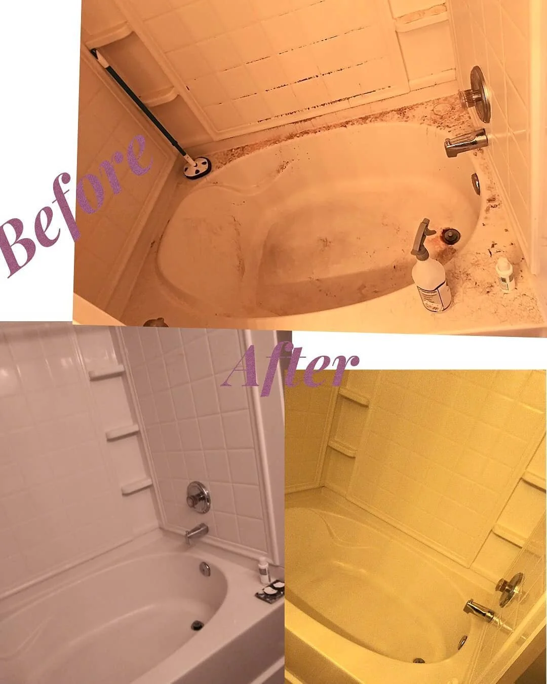 Working magic as usual! Hire us to help out....www.budgetmaidcleaning.com

Cleaning Tips: *PreSpray before you start cleaning
*Grout brushes are awesome for tough jobs
*Microfiber towels are the best at picking up little hairs and dirt/dust
.
.
#budg