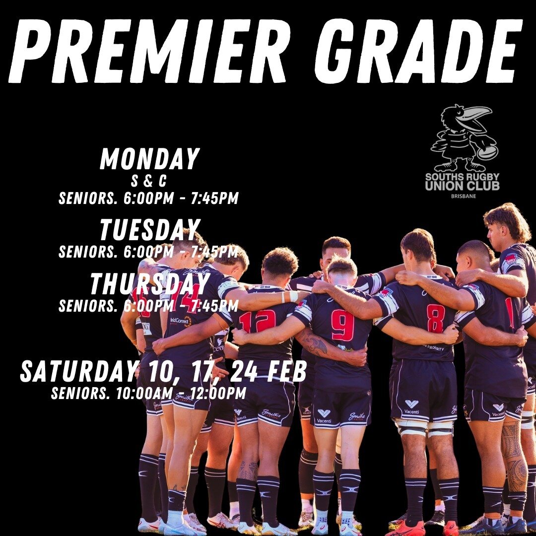 Preseason training is well underway at Souths for our senior and junior colts playing groups, and we're excited to get back on the field for Season 2024. 

Stay tuned, as the schedule for our juniors will be out soon!

#amagpieforme ⚫⚪