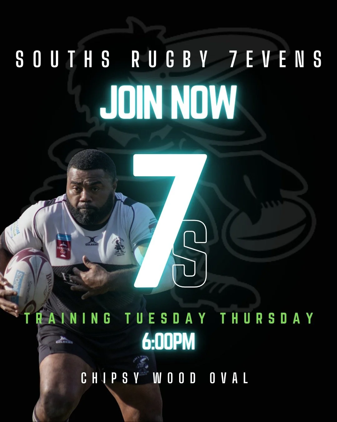 .
🏉 PLAY 7s FOR SOUTHS 🏉

Training has kicked off for the upcoming Sevens season!
We&rsquo;re running both Men&rsquo;s and Women&rsquo;s teams and new players are always welcome.

📅 Tuesdays &amp; Thursdays
🕕 6:00pm
📍 Chipsy Wood Oval

Whether y