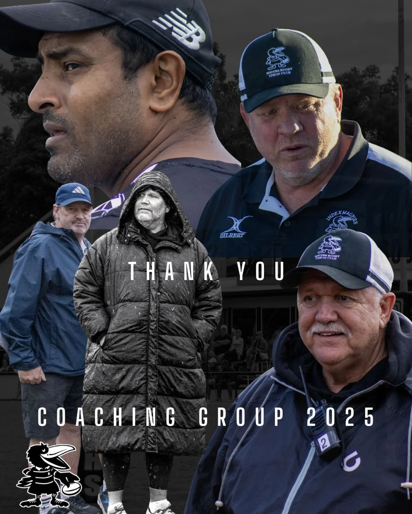 .
📣 APPRECIATION POST
.
Souths would like to acknowledge the hard work and dedication of the 2025 Premier Grade coaching and management team and thank them for their commitment to our club ✊✊
Garrick Morgan
Rama Chand
Jason Jones
Ray Thomas 
Paul &l