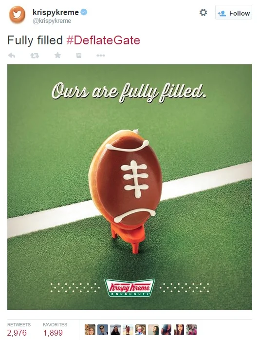 Krispy Kreme #deflategate