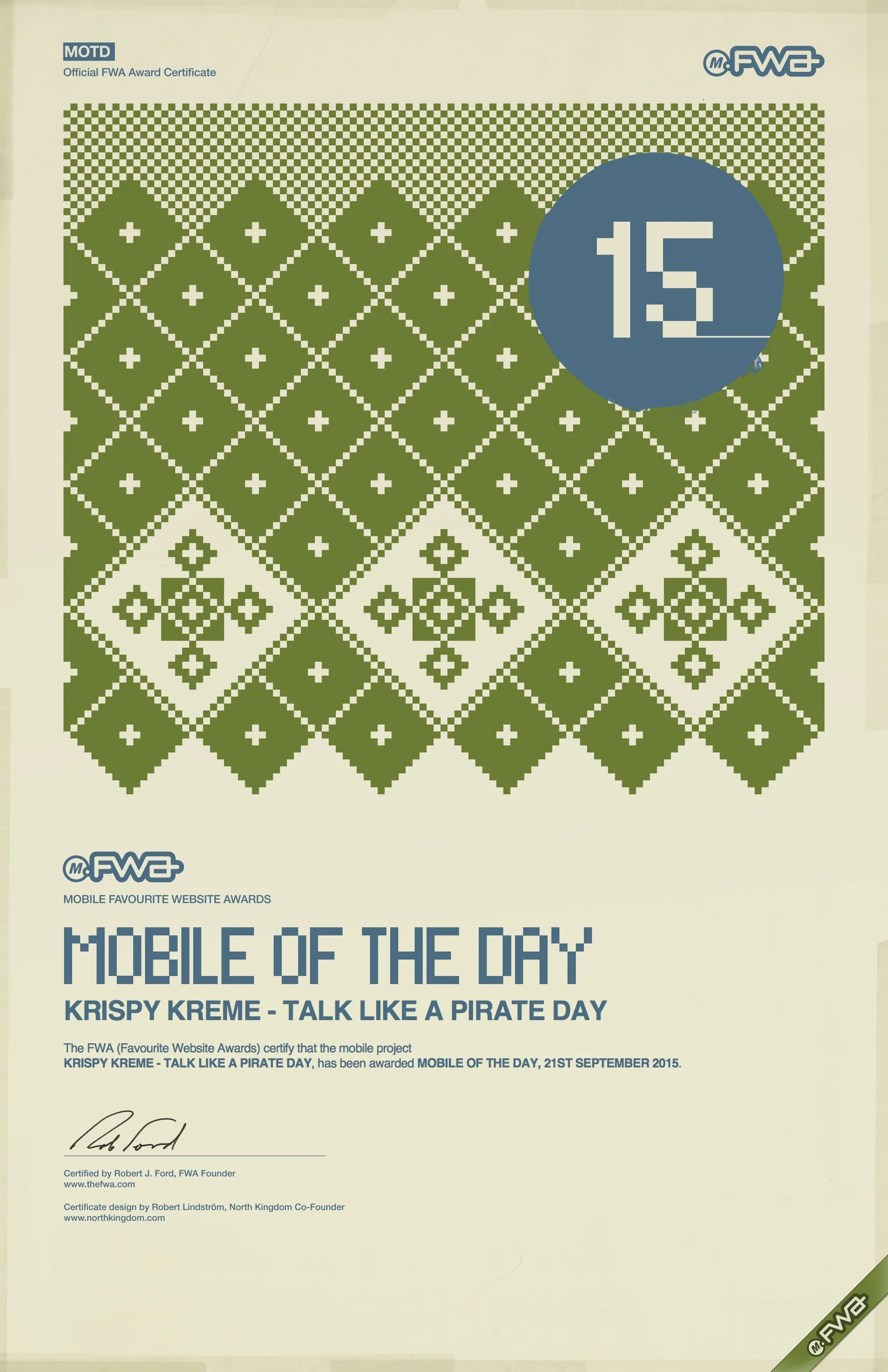  FWA Mobile Site of the Day 